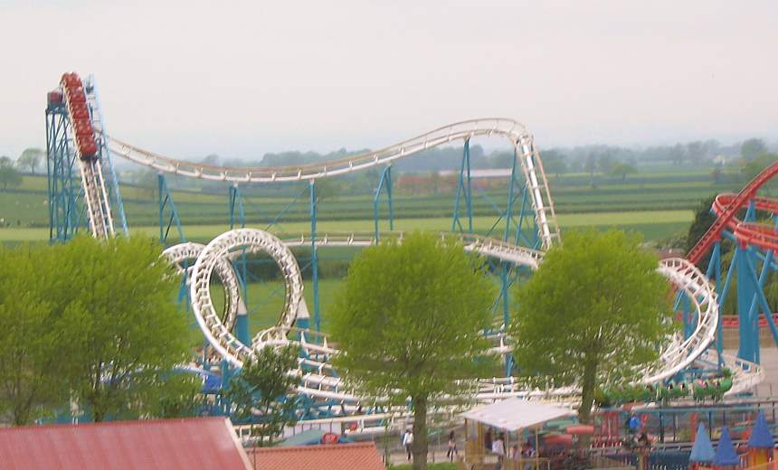 Flamingo Land Corkscrew